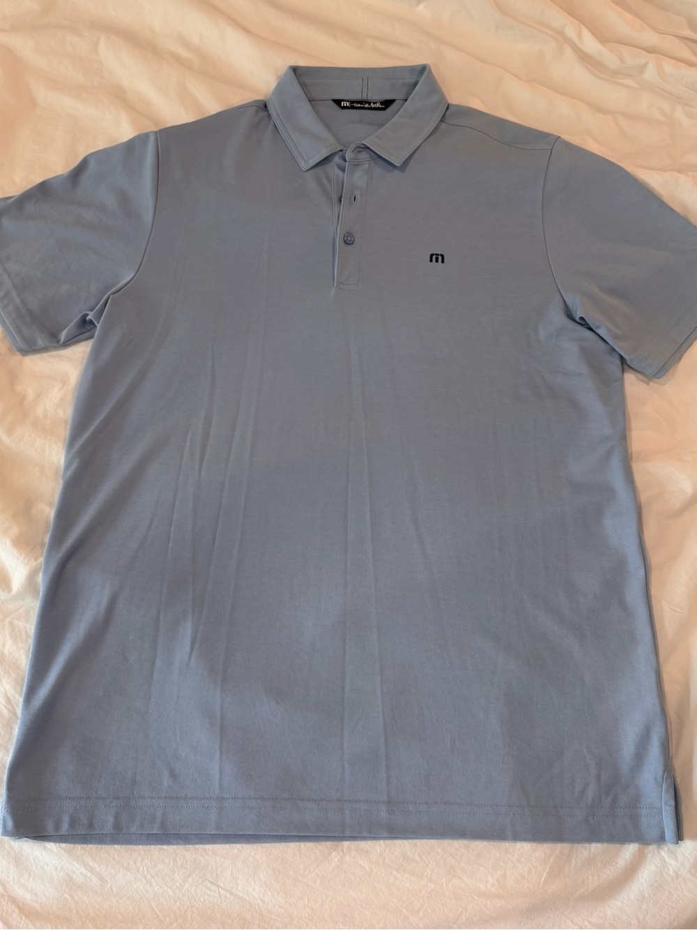 Travis Mathew Men’s Light Blue Polo
